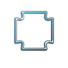 Luxury frame with empty copy-space, vector illustration.