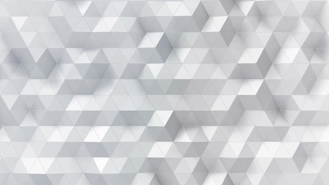 Geometric Triangle Wall waving background.