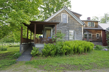 old New England farmhouse