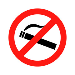 Dont smoke prohibition sign Vector Illustration design