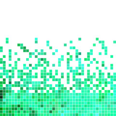 abstract vector square pixel mosaic background