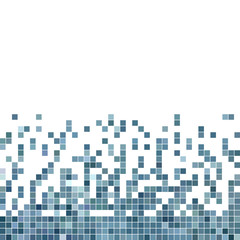 abstract vector square pixel mosaic background