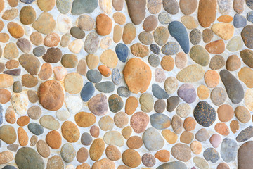 Pebble stone floor tile texture