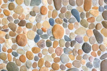 Papier Peint photo Pierres Pebble stone floor tile texture