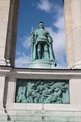 Obraz premium Heroes Square in Budapest