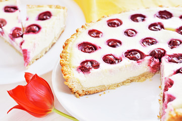 cherry open pie