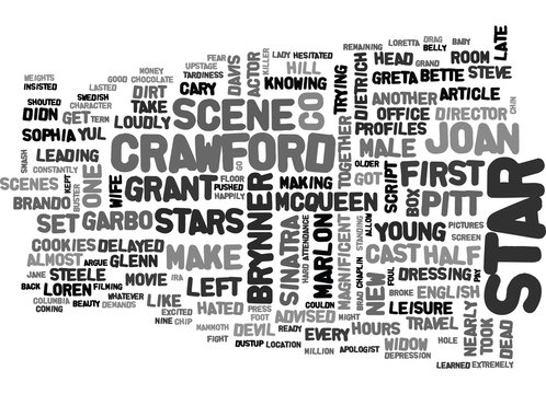 WHEN STARS COLLIDE TEXT WORD CLOUD CONCEPT