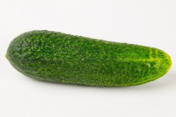 Cucumber isolated white background