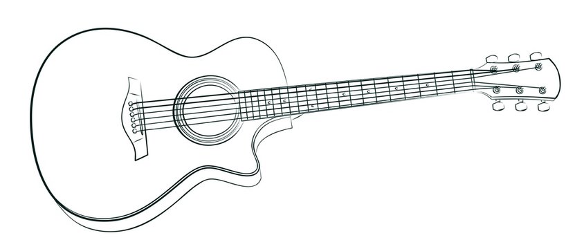 Featured image of post Sketch Creative Guitar Drawing The best of basic training vol 1 wizard how to draw