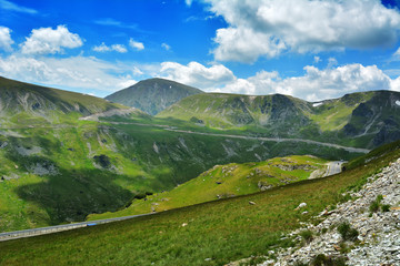 Obraz premium The Carpathian Mountains seen from Transalpina
