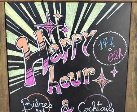 Happy hour 17h 2h