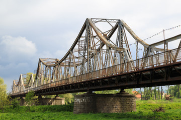 Ancient  bridger. City Galich. Ukraine.