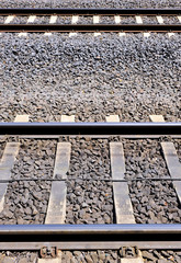 Geometric composition of railway tracks