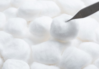 Cotton ball texture of a kind originally made from raw cotton and pliers,Cotton ball texture