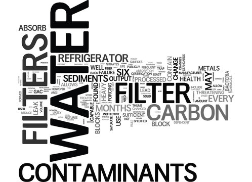 WHY SHOULD YOU CHANGE YOUR REFRIGERATOR WATER FILTER EVERY SIX MONTHS TEXT WORD CLOUD CONCEPT
