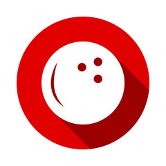 bowling ball vector icon