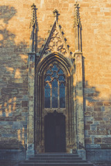 Entrance of the old Catholic church