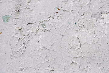 old painted wall with stains