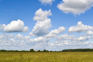 Sky with rain clouds