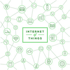 IOT Internet of Things Smart Home Vector Quality Design with Icons