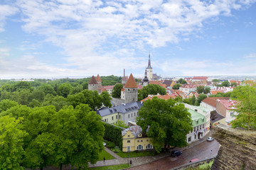 Blick auf Tallinn