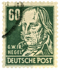 German Philosopher Georg Wilhelm Friedrich Hegel Postage Stamp