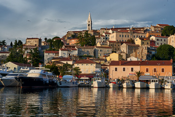 View Of Vrsar Port And Village -Istria,Croatia