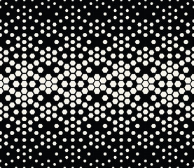 hexagon halftone gradient geometric deco pattern background