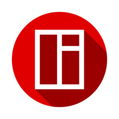 Window linear icon - vector symbol or logo