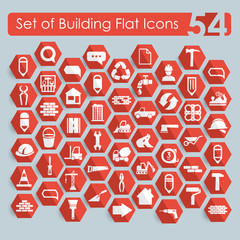 Set of building icons