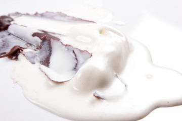 Warm ice cream for children