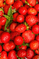 Fresh Strawberry toned Background