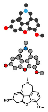 Galantamine alkaloid molecule. Found in Caucasian snowdrop, used in treatment of Alzheimer's disease.