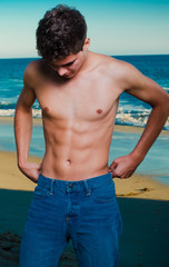 Shirtless Male Model