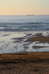 Low tide on the beach of La Arena 