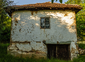 Old traditional Serbian rural house