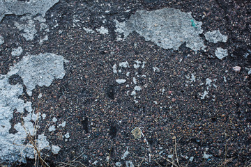 Texture of Cracks on asphalt background