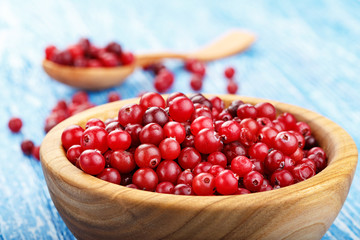 Cranberries in a bowl