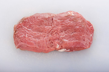 Raw steak marble meat