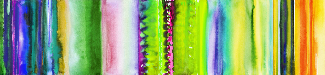 streifen bunt handgemalt aquarell banner