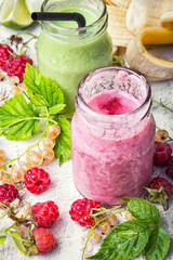 yogurt with mix of summer berry