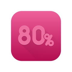 Matte Long Shadow App-Icon
