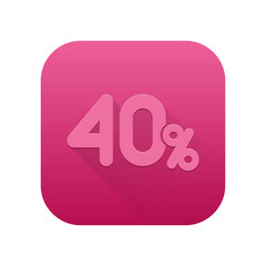 Matte Long Shadow App-Icon