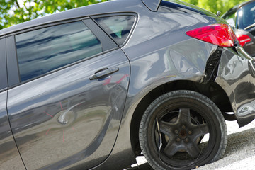 Unfallwagen, Autounfall