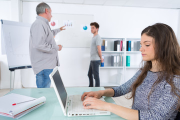 lip chart board with diagram on a background