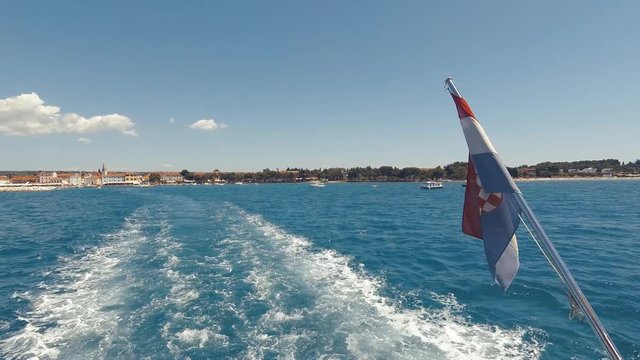Ferry on the sea