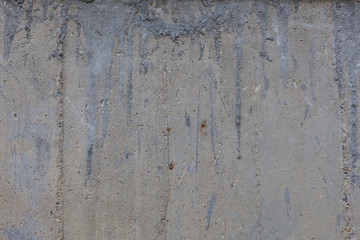 Rough concrete wall texture with rust marks