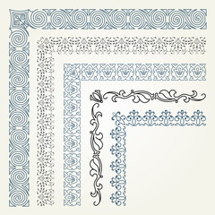 Decorative seamless border