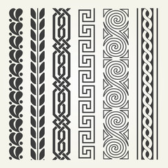 Decorative seamless border