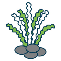sea weed isolated icon vector illustration design